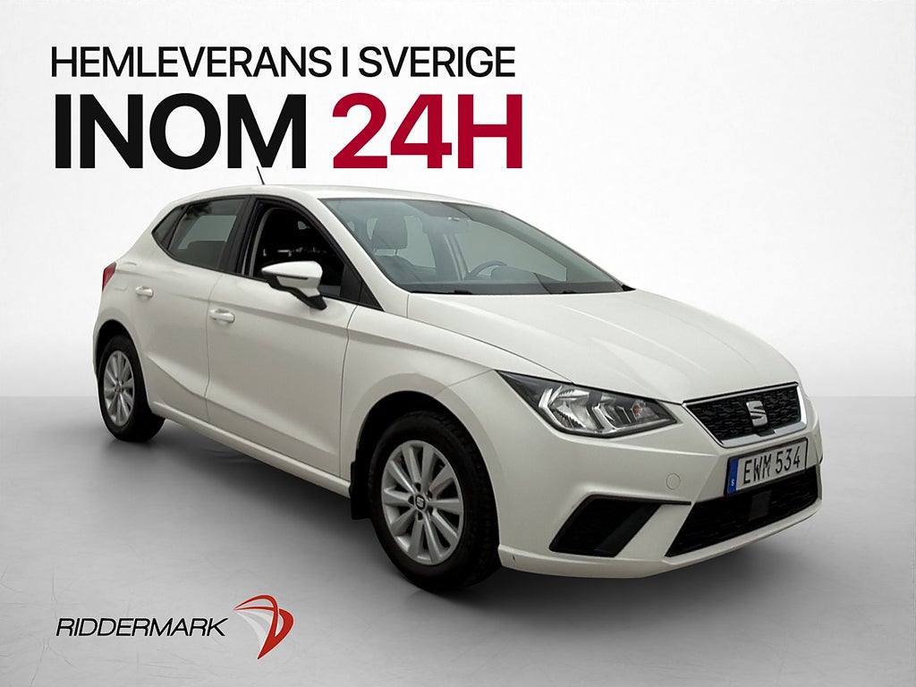 Seat Ibiza 1.0 TSI 95hk Style P-sensor Bluetooth Farthållare