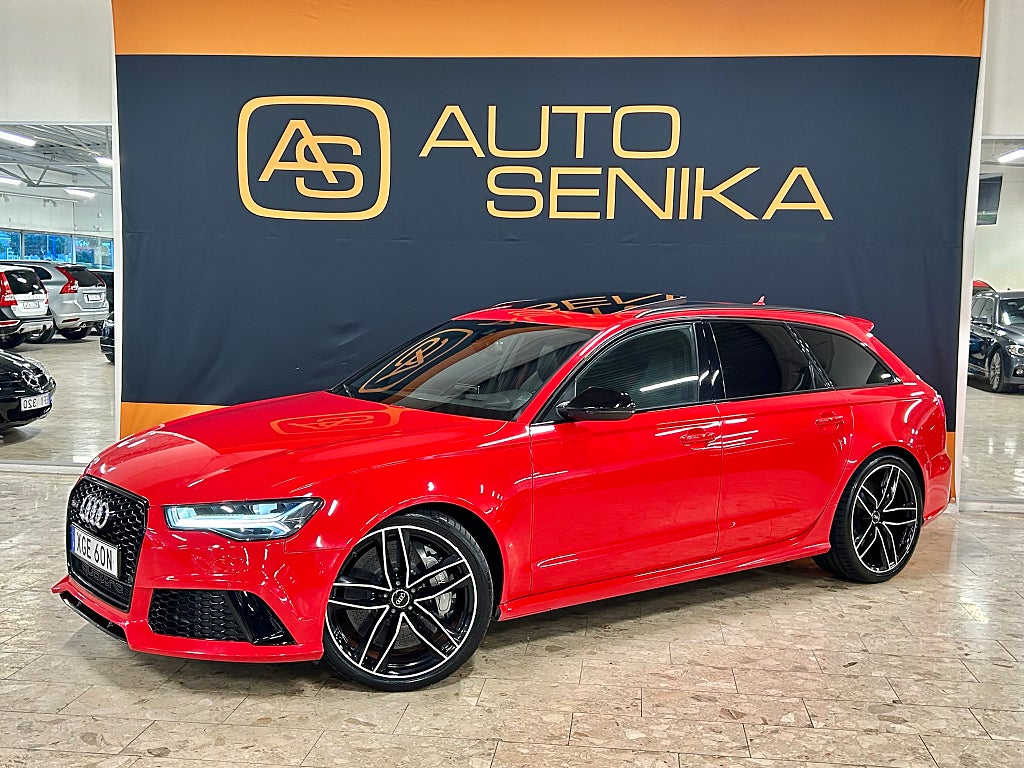 Audi RS6 Performance 4.0 TFSI V8 Q Exclusive Pano Akra Keramiska Se spec 
