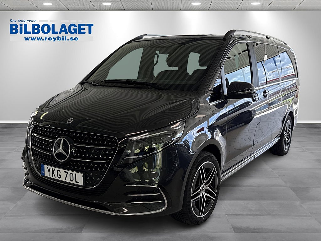 Mercedes-Benz V 300d Lång Avantgarde 4MATIC AMG Burmester Drag 2500kg