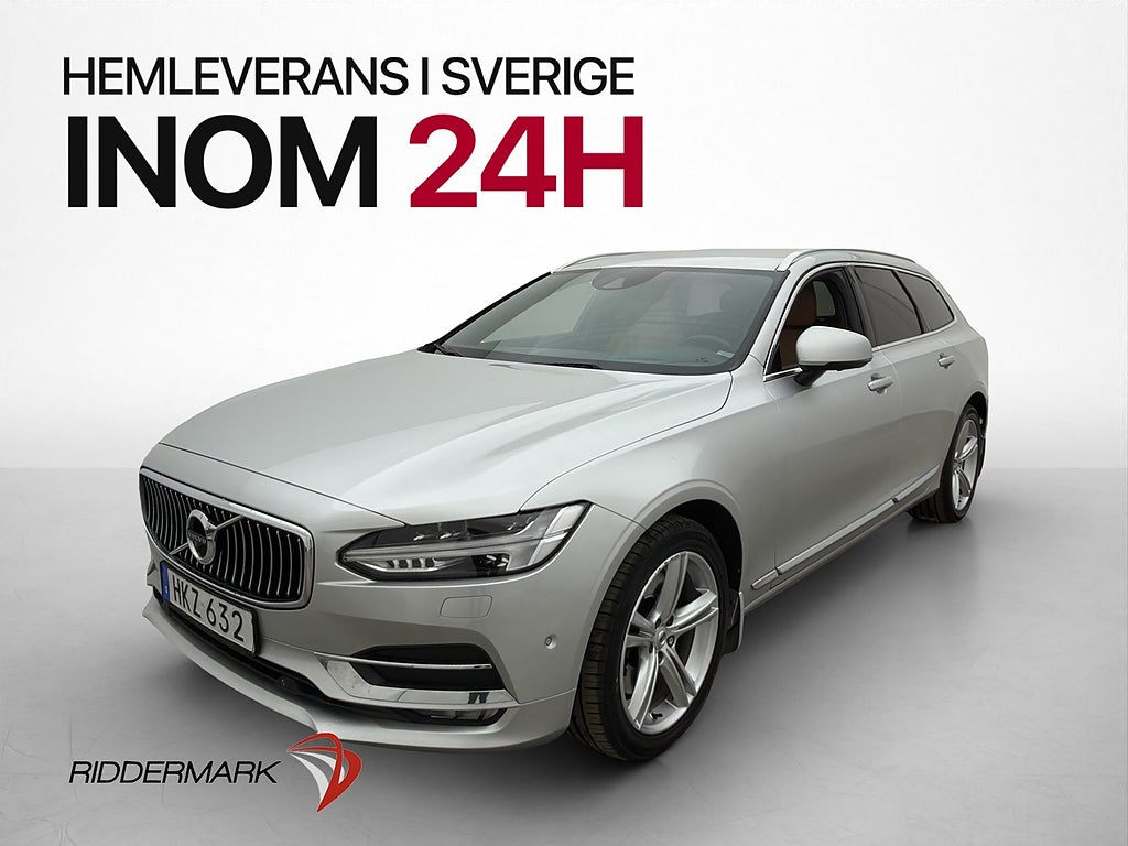 Volvo V90 D4 AWD Inscription HUD 360° Luft VOC Värmare Drag