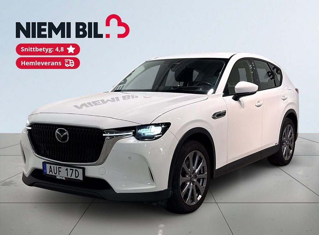 Mazda CX-60 PHEV AWD 327hk Kamera Carplay Pvärm GPS Rattvärme SoV