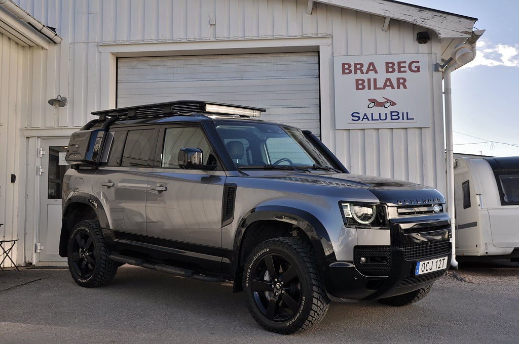 Land Rover Defender 110 P400 Nav Drag Luftfjädring Värmare Meridian 360°