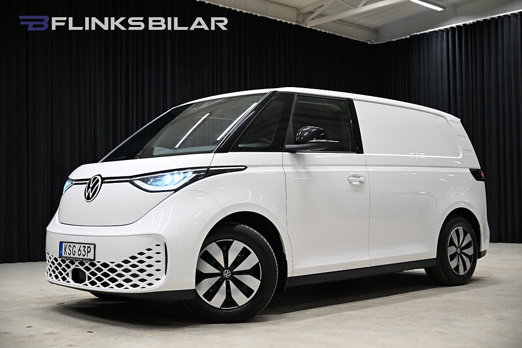 Volkswagen ID. Buzz Cargo 204HK 82kWh Drag|Inredning|Backkamera|Lågmil|Moms