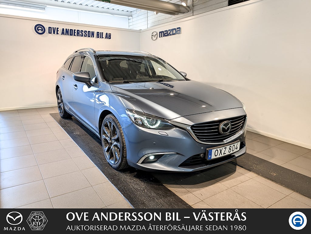 Mazda 6 Wagon 2.2 AWD Optimum (175) 2år Garanti|Dragkr|M&K-värm