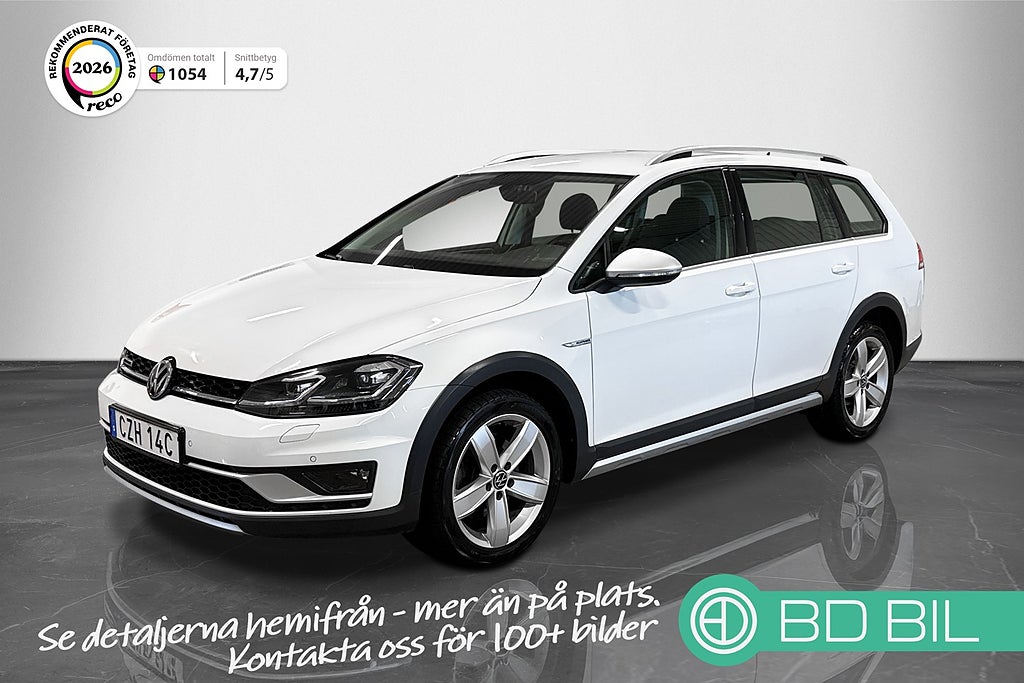 Volkswagen Golf Alltrack 2.0 TDI 4M MASSAGESTOLAR VÄRMARE BACKKAMERA EN ÄGARE