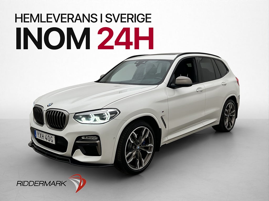 BMW X3 M40i M Sport Pano H/K 360° Kamera Drag Skinn Navi