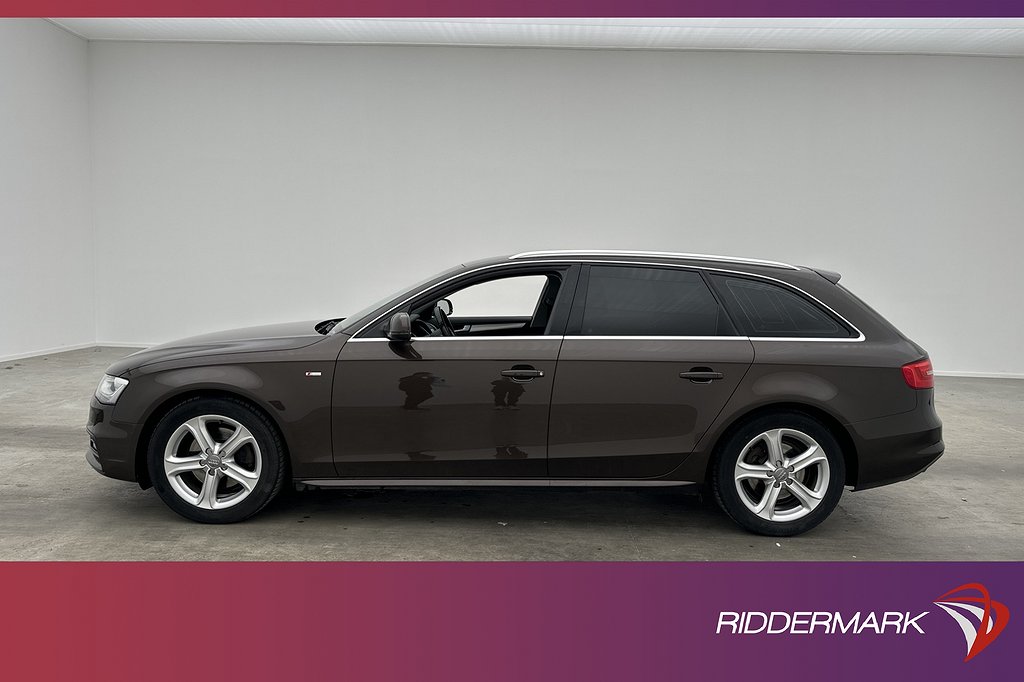 Audi A4 2.0 TDI 190hk Quattro S-Line 0.52l/mil M-Värmare