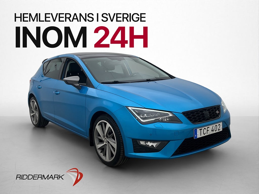 Seat Leon 1.4 TSI 150hk FR T-Lucka Bluetooth 0.48l/mil
