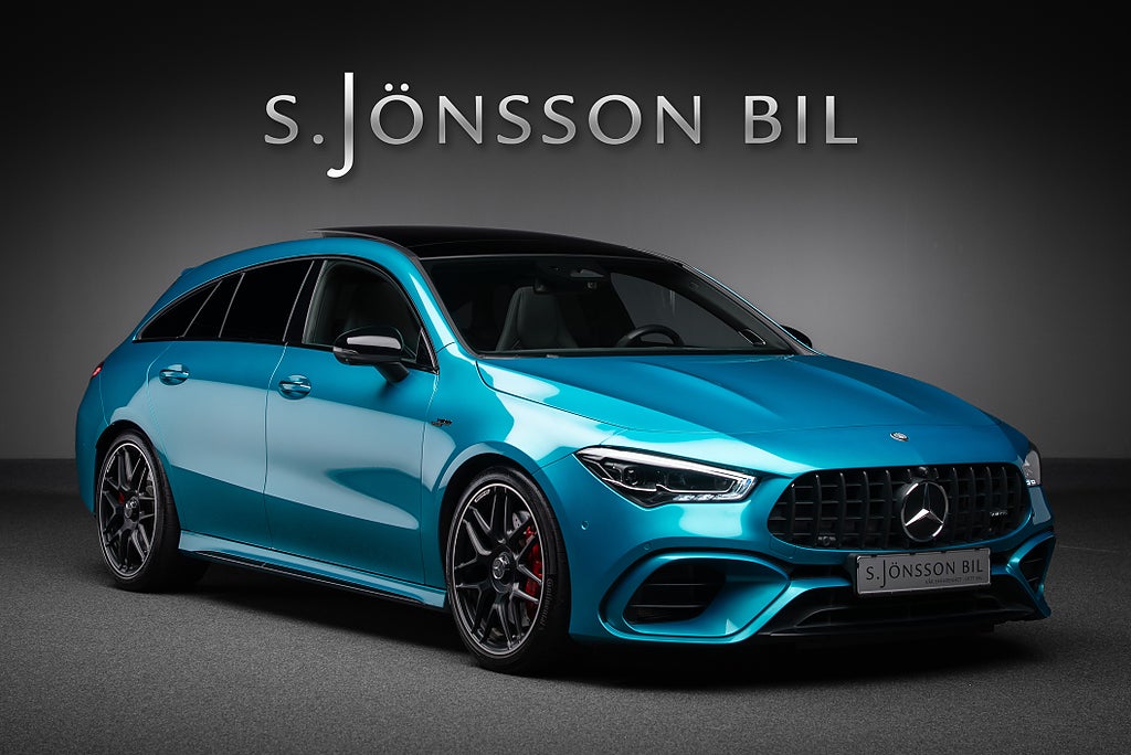 Mercedes-Benz CLA 45 S AMG 4MATIC+ / Skalstolar / Sportavgas