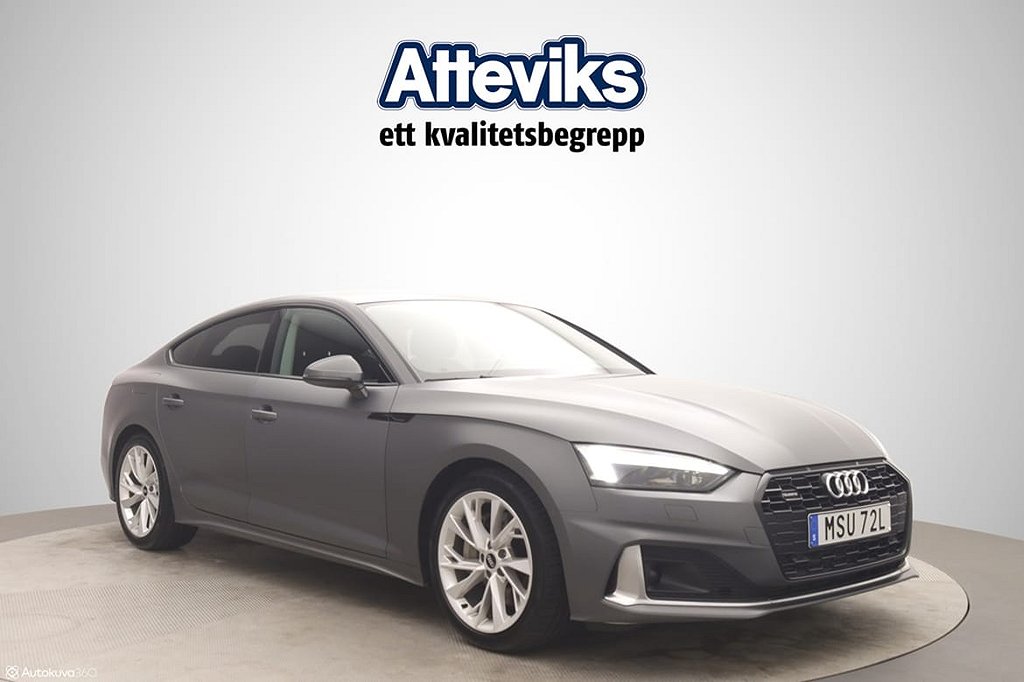 Audi A5 Sportback 45 TFSI quattro 265hk q S-Tr Backkamera/Carplay