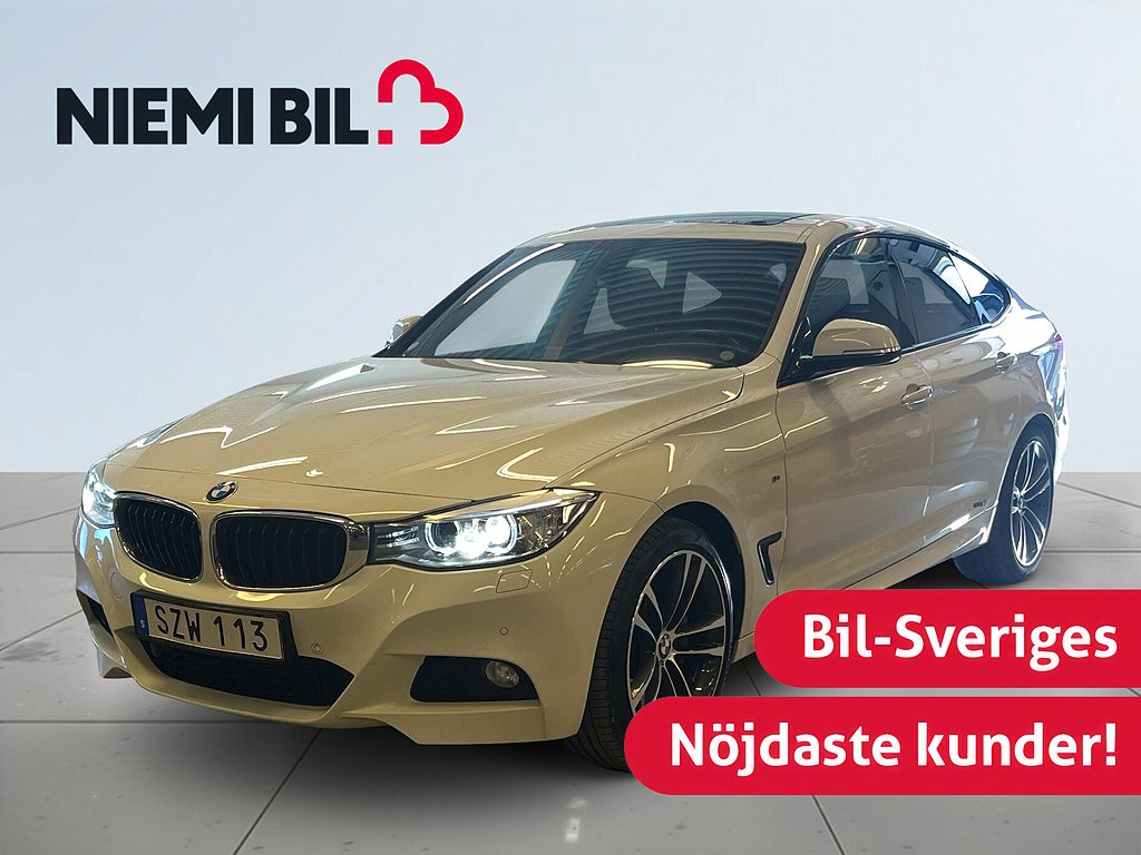 BMW 335i GT M Sport 1 Ägare/Pano/Kamera/MoK/ H/K-Ljud/S&V/Skinn