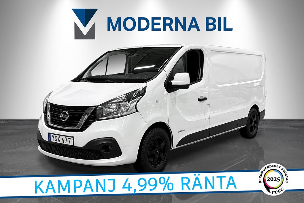 Nissan NV300 1.6 dCi 145hk Lång D-värmare Bluetooth Dragkrok Euro 6