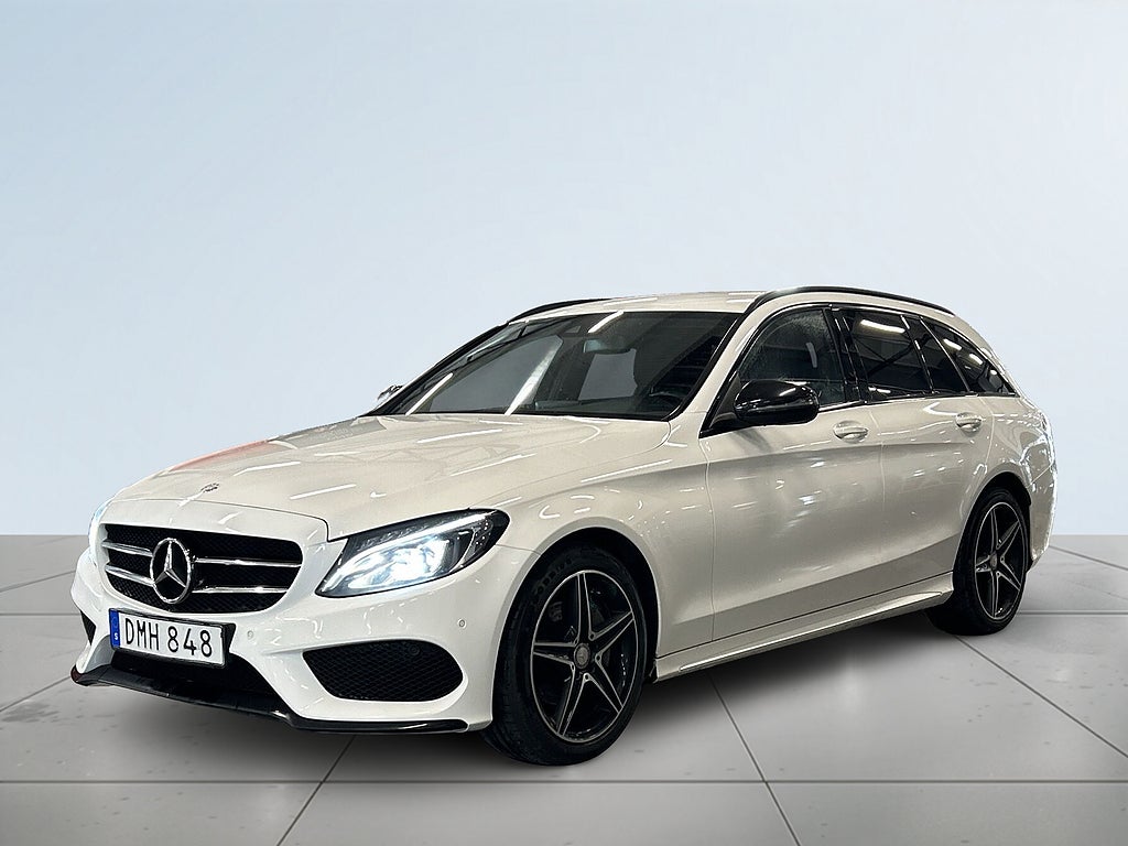 Mercedes-Benz C 220 T d 4MATIC 9G AMG S&V-hjul/Skinn/Psens/Burmester