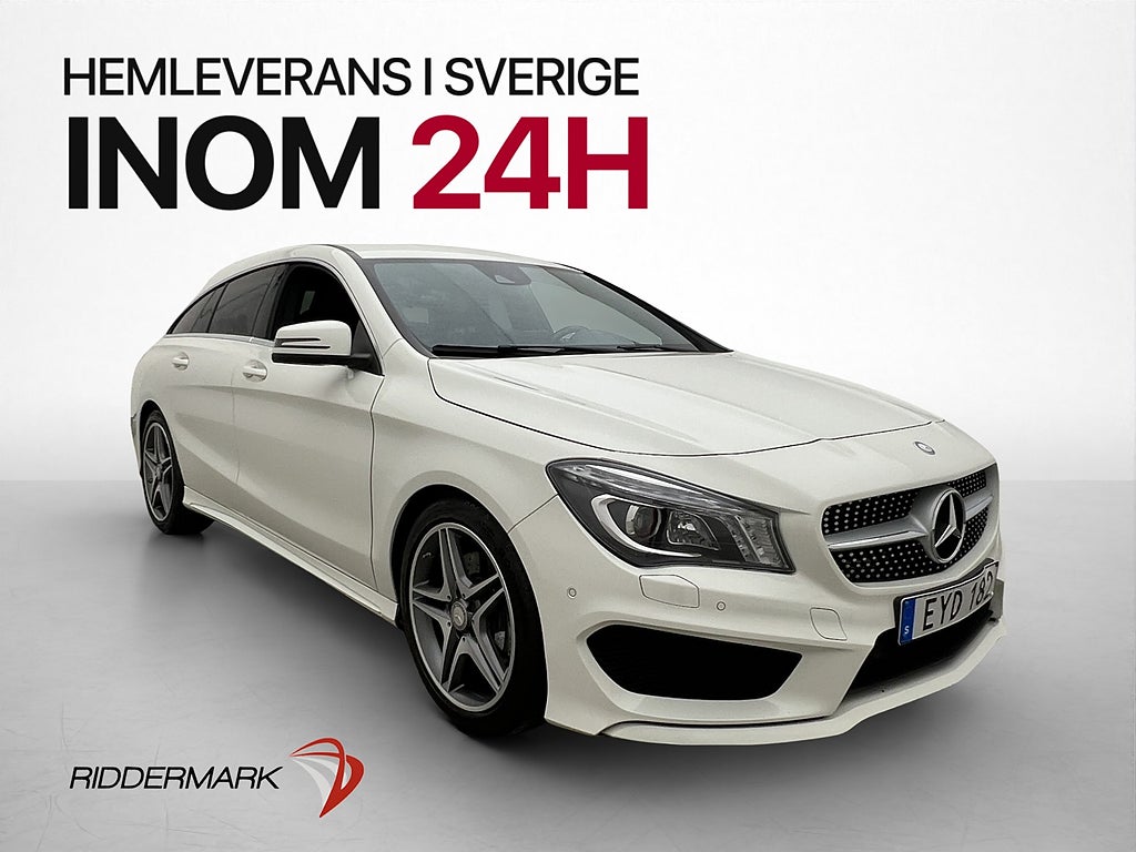 Mercedes-Benz CLA SB 220d 4M AMG-Line Kamera Halvskinn