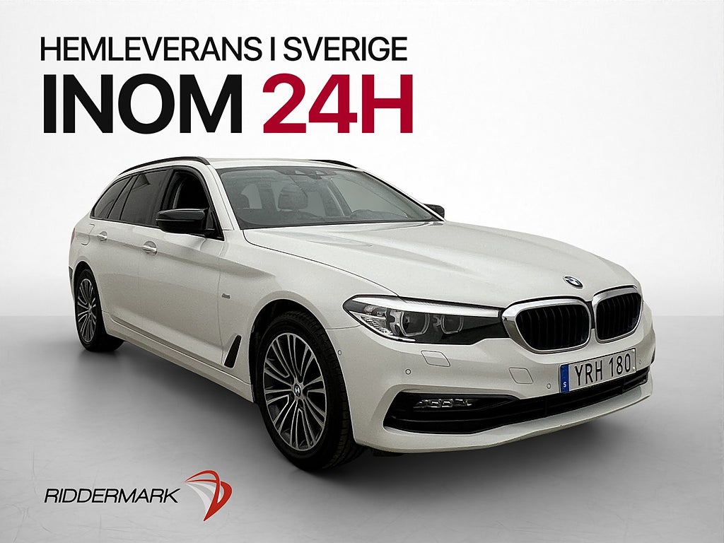 BMW 520d 190hk xDrive Sport line Värmare Kamera Navi Drag