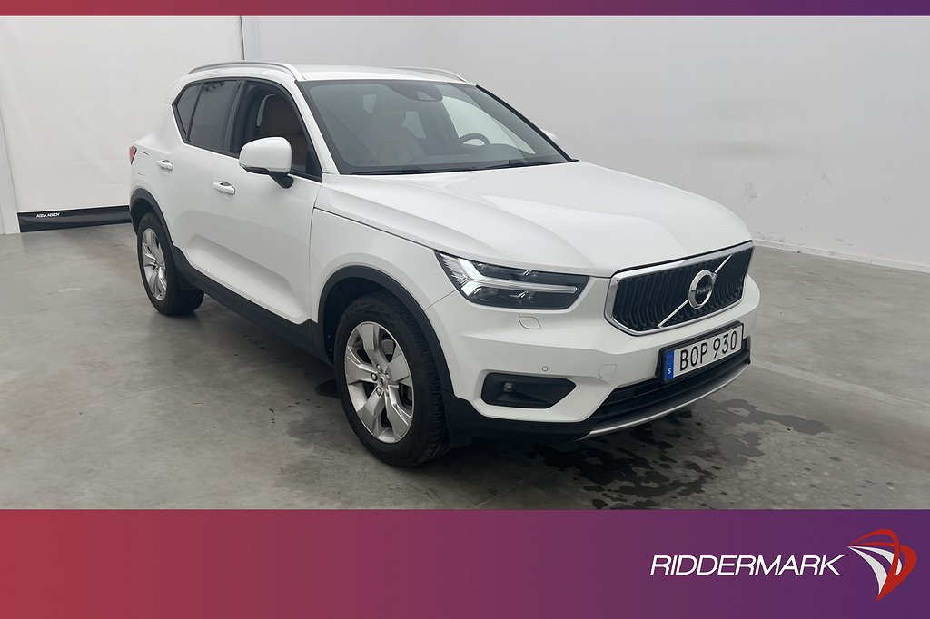 Volvo XC40 D4 AWD 190hk Skinn VOC Värmare Kamera BLIS Drag