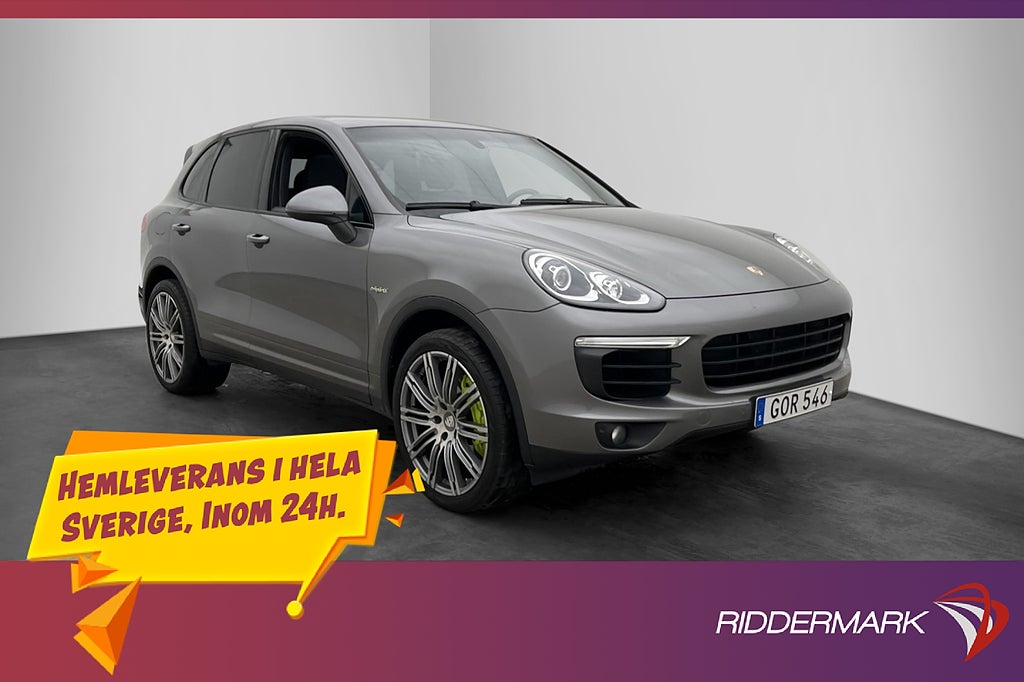 Porsche Cayenne S E-Hybrid AWD 416hk Pano Navi 360kr skatt