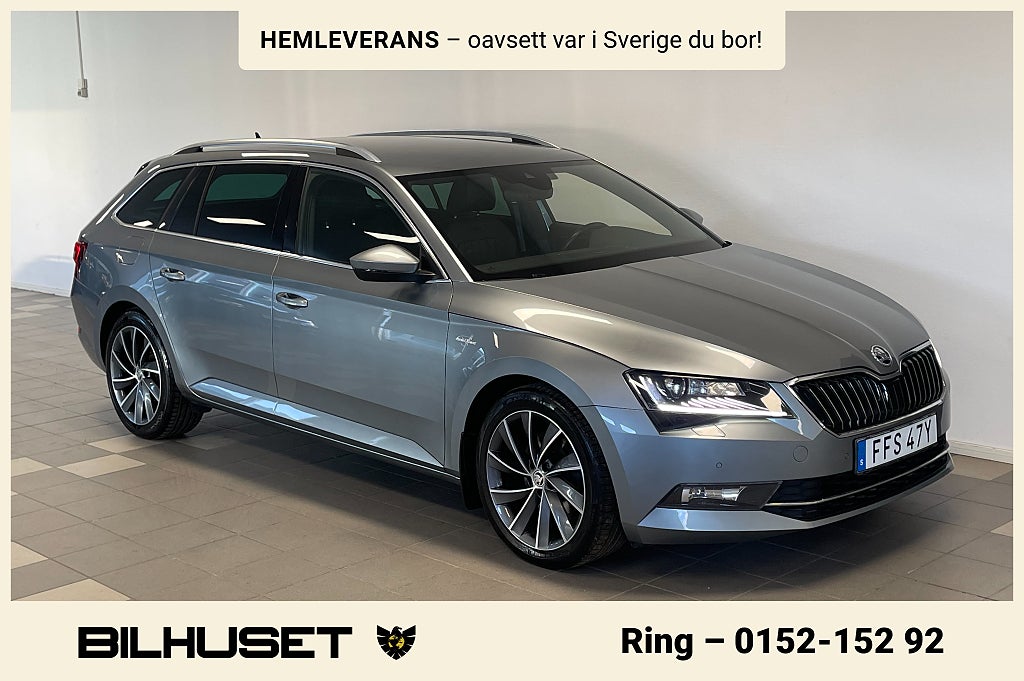Skoda Superb 2.0 TDI 4x4 L&K D-VÄRM DRAG CANTON COCKPIT