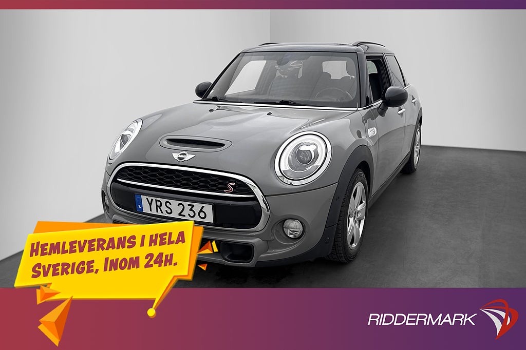 MINI Cooper S 192hk HUD Navi Sensorer Farthållare