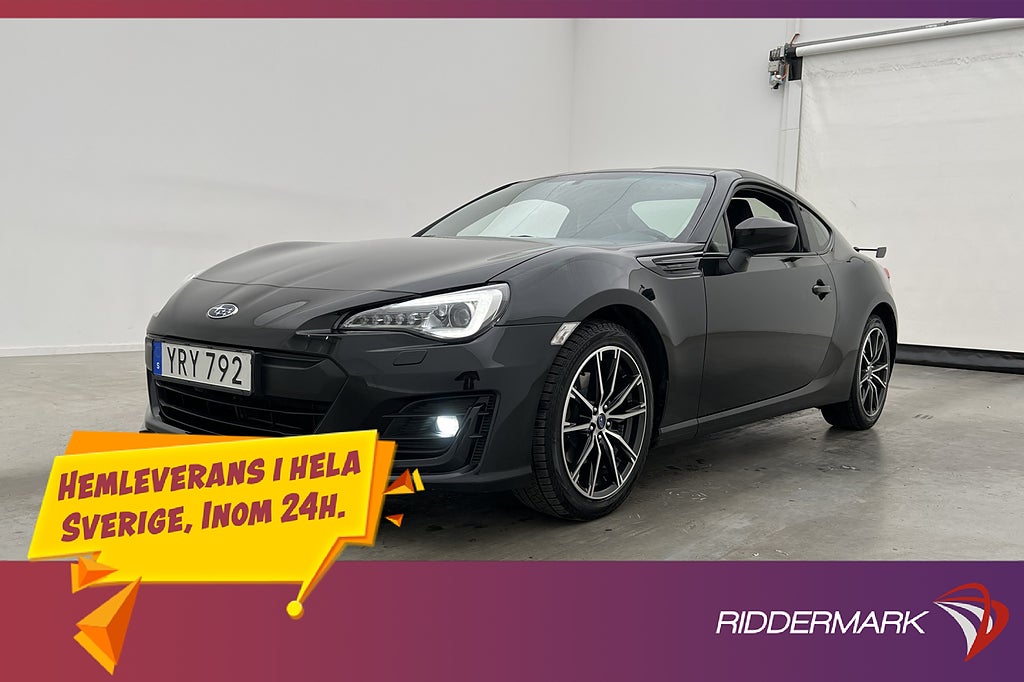 Subaru BRZ 2.0 H4 200hk Skinn/Alcantara Navi CarPlay Keyless