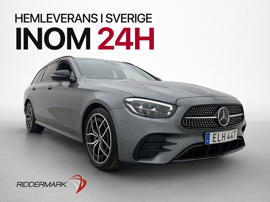 Mercedes-Benz E 220 T d 4M AMG Dragkrok Kamera Wide Navi
