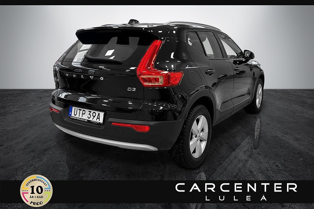 Volvo XC40 D3 Aut Momentum P-Sensorer/Värmare/VoC/Dragkrok