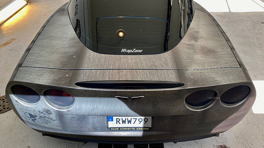 Den här Chevrolet Corvette har trimmats så att den har en effekt på över 600 hästkrafter. 