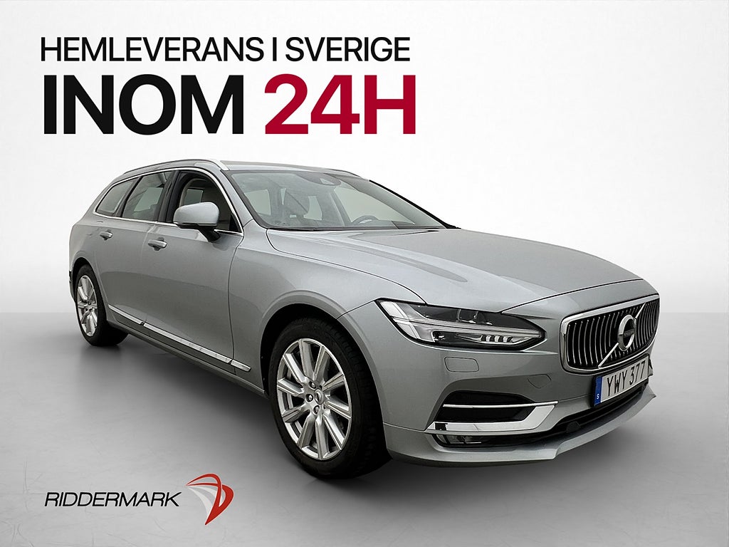 Volvo V90 D4 Inscription Läder Drag VOC Värmare
