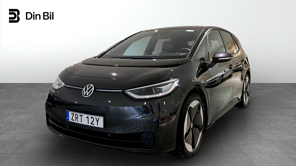 Volkswagen ID.3 PRO S 77kWh 204HK Tour-paket (4-SITSIG)