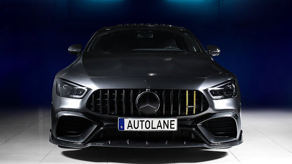 Mercedesen har en fyrliters V8-motor som levererar 639 hästkrafter. 