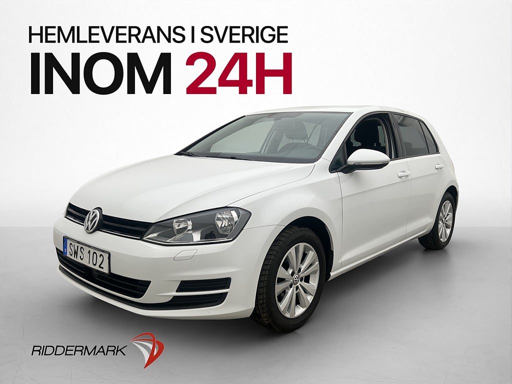 Volkswagen Golf 1.2 TSI Värmare Kamera CarPlay Låg skatt