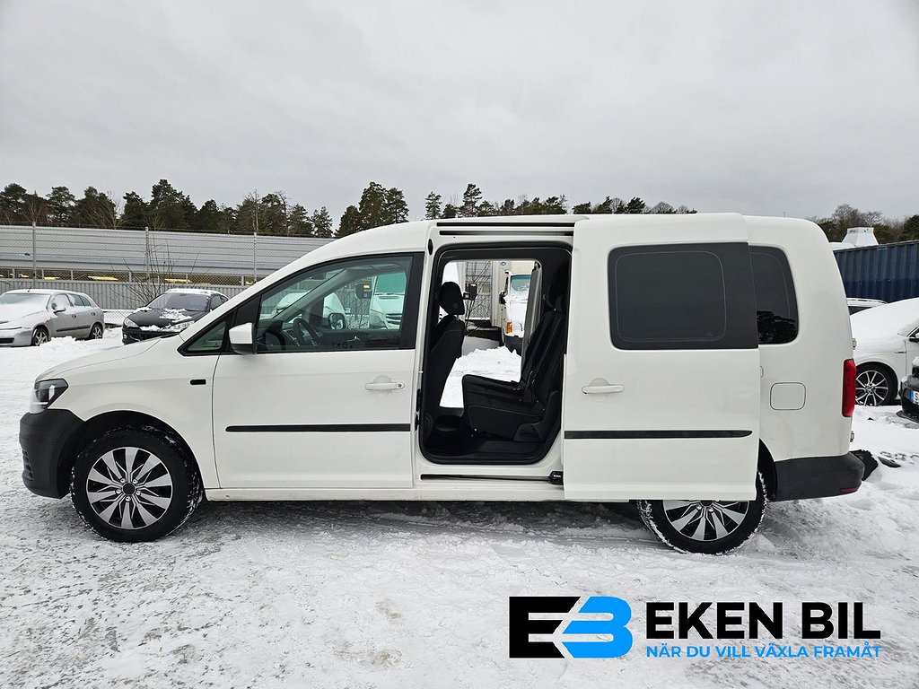 Volkswagen Caddy Maxi Life 2.0 TDI AUT 5-Sits Dieselvärmare 