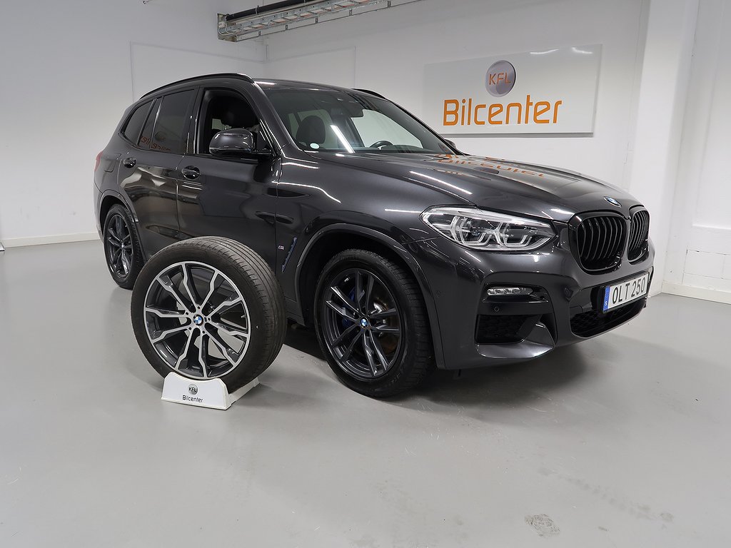 BMW X3 xDrive30e M Sport V-Däck ingår HUD-Drag-Navi-Kamera-Carplay-Adap