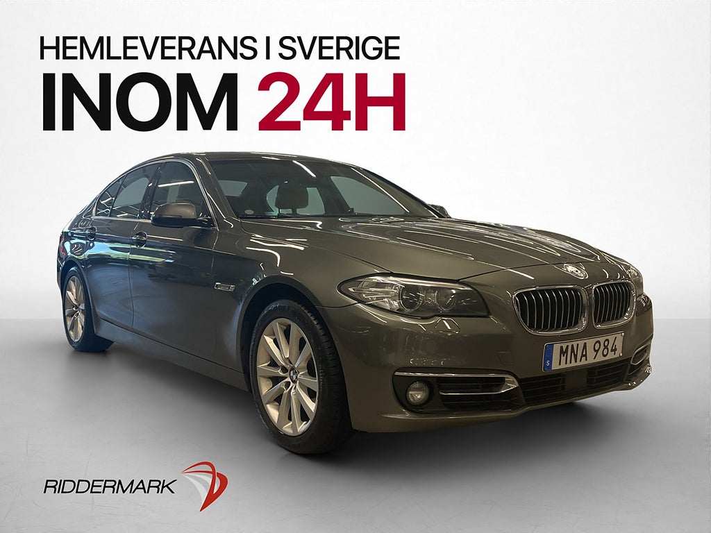 BMW 530 D xDrive Luxury Läder Kamera Navi Adapt-fart Drag