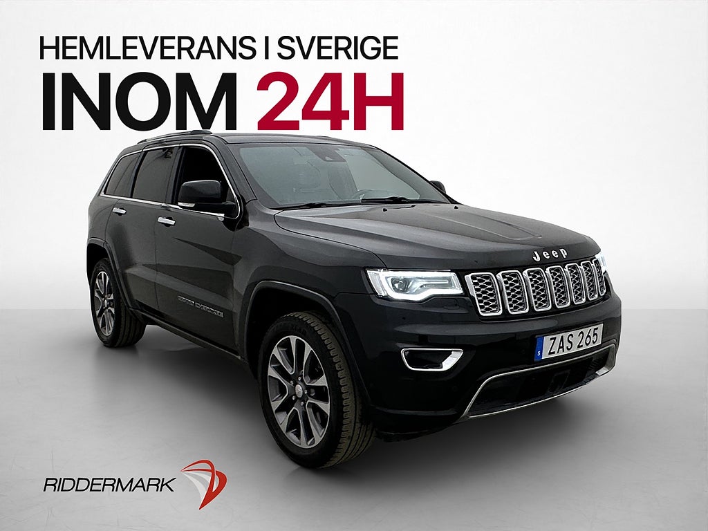 Jeep Grand Cherokee 3.0 V6 250hk Overland H/K Pano Drag