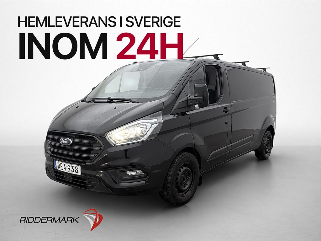 Ford transit-custom L2 Värmare Dragkrok 3-Sits B-Kamera MOMS