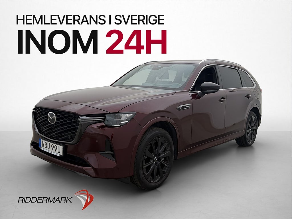 Mazda CX-80 AWD PHEV 7-Sits Homura Skinn 360° HuD BOSE