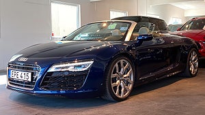 Audi R8 från 2013 har en V10-motor som levererar 525 hästkrafter. 