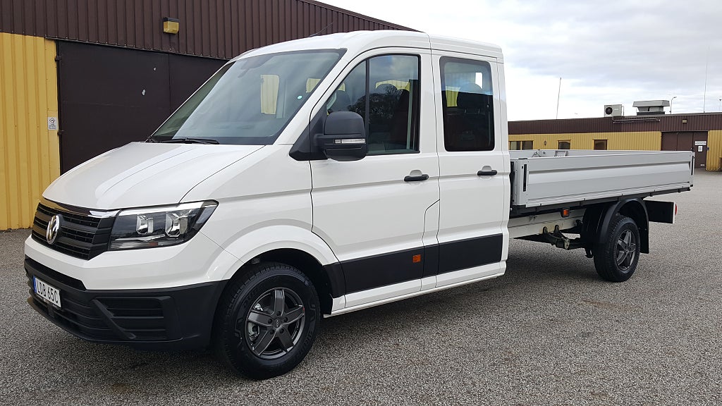 Volkswagen crafter 2.0TDI Dubbelhytt 7-sits Chassi Flak 3.5m