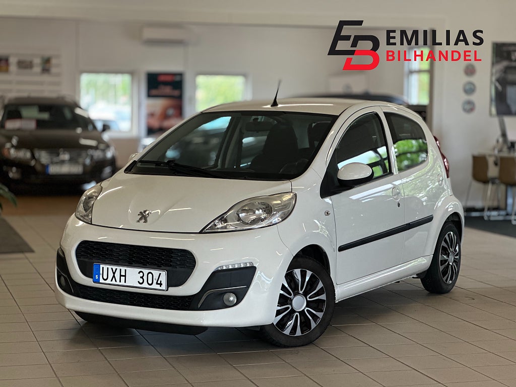 Peugeot 107 5-dörrar 1.0 Lågmilare Full servicehistorik 68hk