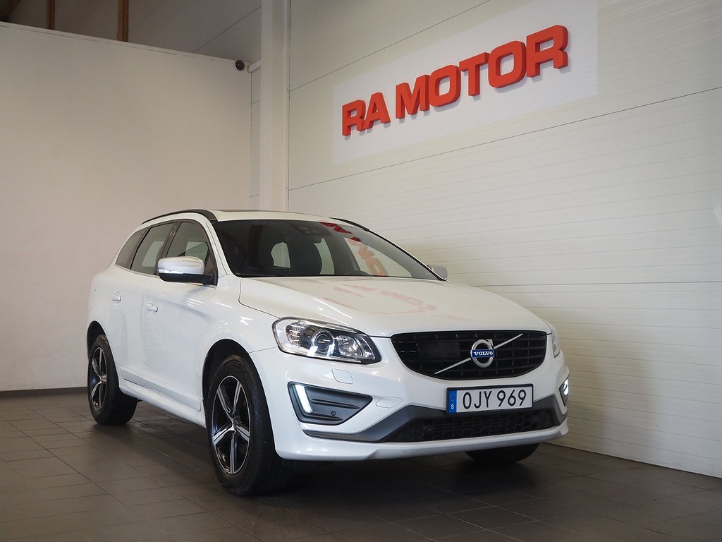 Volvo XC60 D4 AWD 190hk R-Design | Drag | Pano | Kamera | 2017