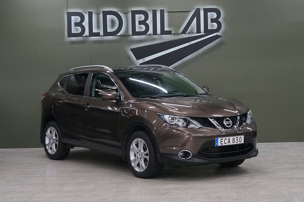 Nissan Qashqai 1.2 DIG-T NYSERVAD PANORAMATAK DRAG NAVI 115HK