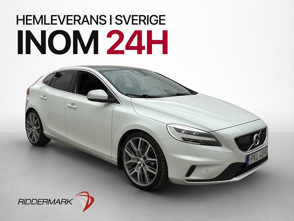 Volvo V40 T5 R-Design Pano Kamera Navi BLIS Värmare Keyless