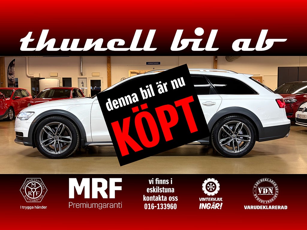 Audi A6 Allroad Quattro 3.0 TDI V6 S Tronic 218HK-VHJUL-KÖPT