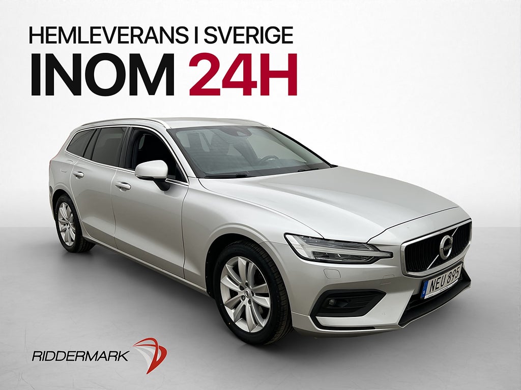 Volvo V60 D4 190hk Momentum VOC Kamera Skinn Drag CarPlay