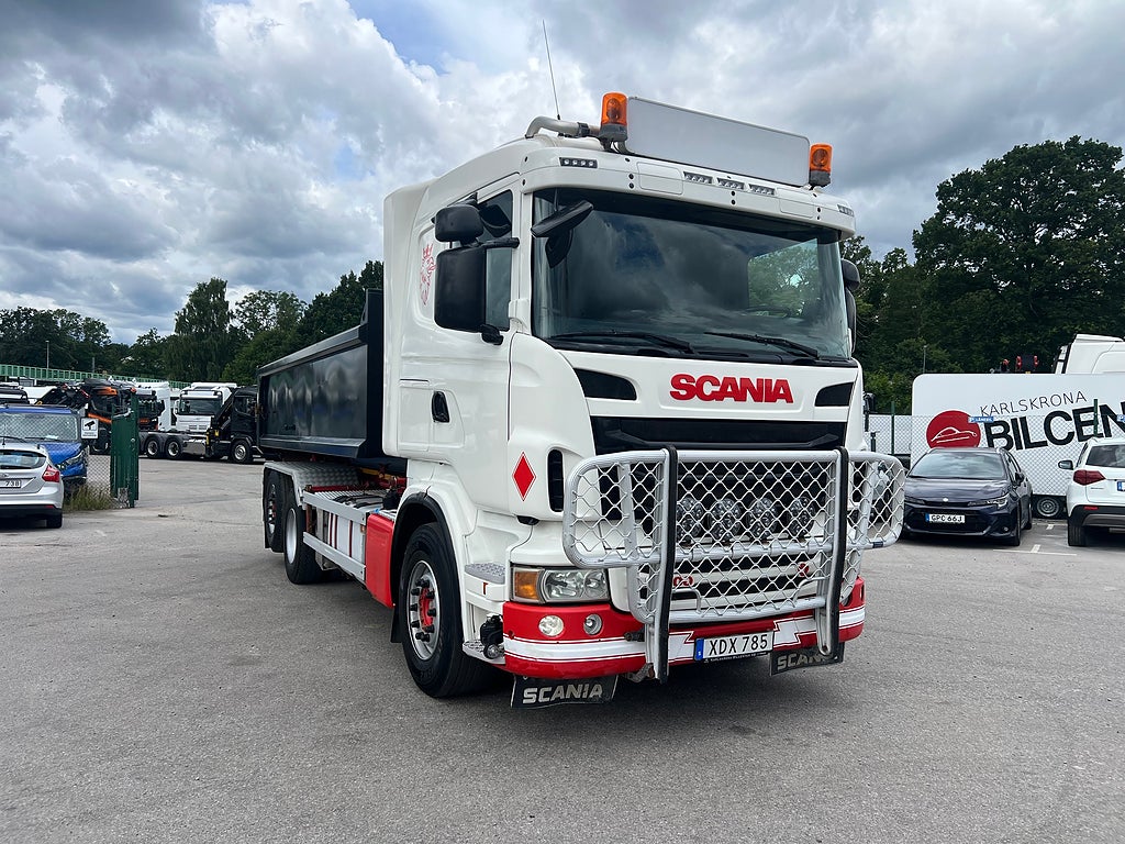 Scania R500 V8 6x2*4 Manuell Växellåda, Lastväxlare inkl flak