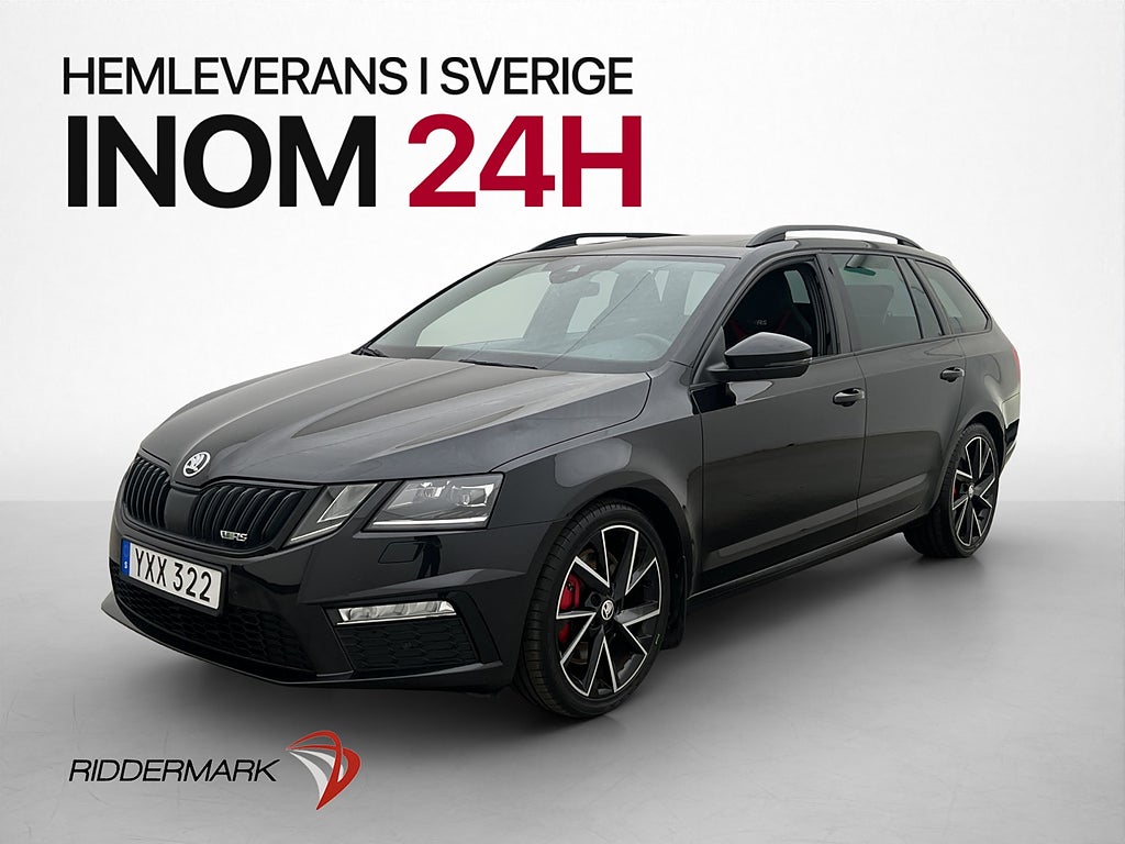 Skoda Octavia RS 2.0 TSI 245hk Panorama Cockpit Canton Drag