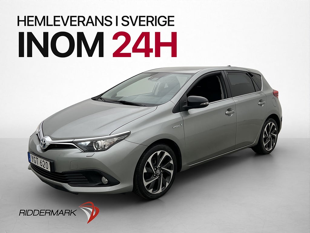 Toyota Auris Hybrid 136hk Backkamera Lane Assist 360kr Skatt