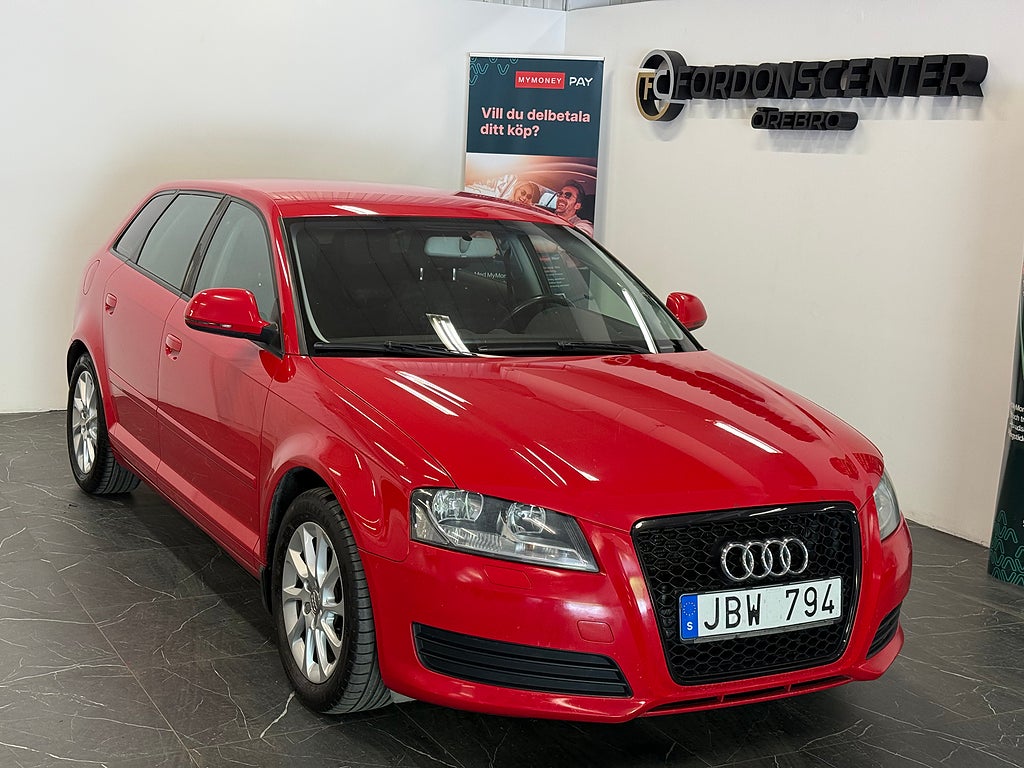 Audi A3 Sportback 2.0 TFSI 200 HK Attraction Nybesiktigad