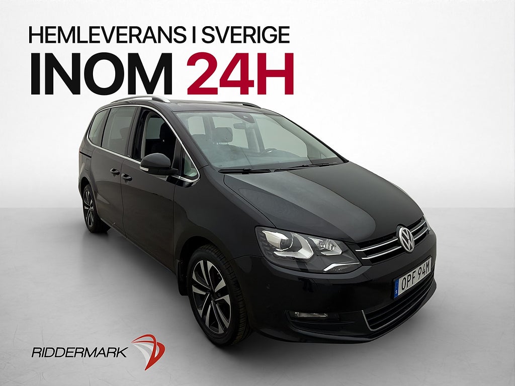 Volkswagen Sharan 2.0 TDI 7-Sits Drag Värmare El-Dörrar Navi